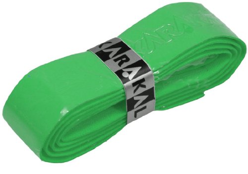 Karakal, Griffband / Griff-Tape, selbstklebend, für Badminton / Squash / Tennis / Hockey / Curling, Polyurethan, ausgezeichnete Griffigkeit, Schläger-Griff, grün, 1x Grip von Karakal