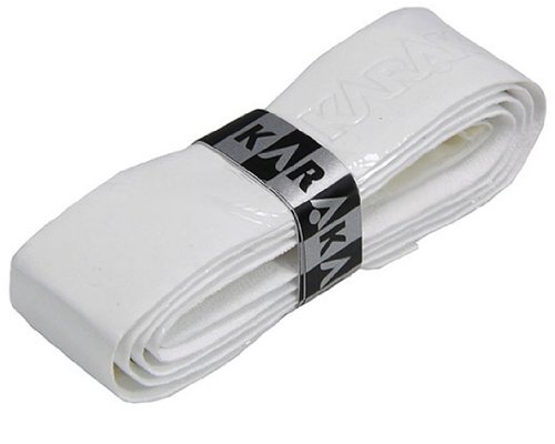 Karakal, Griffband / Griff-Tape, selbstklebend, für Badminton / Squash / Tennis / Hockey / Curling, Polyurethan, ausgezeichnete Griffigkeit, weiß, 4 Grips Karakal, Griffband / Griff-Tape, selbstklebend, für Badminton / Squash / Tennis / Hockey / Curling, Polyurethan, ausgezeichnete Griffigkeit, weiß, 4 Grips von Karakal