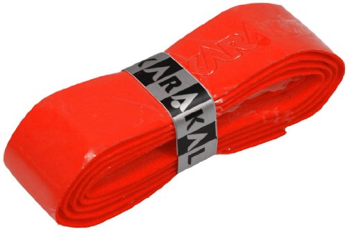 Karakal, Griffband / Griff-Tape, selbstklebend, für Badminton / Squash / Tennis / Hockey / Curling, Polyurethan, ausgezeichnete Griffigkeit, rot, 4 Grips Karakal, Griffband / Griff-Tape, selbstklebend, für Badminton / Squash / Tennis / Hockey / Curling, Polyurethan, ausgezeichnete Griffigkeit, rot, 4 Grips von Karakal