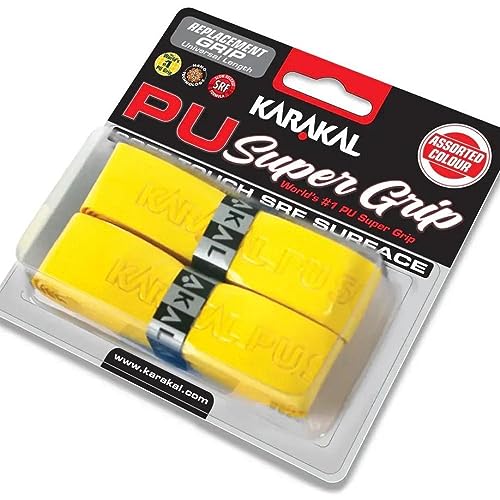 Karakal Universal PU Ersatzgriffband - 2-er-Pack, Colors- Yellow Karakal Universal PU Ersatzgriffband - 2-er-Pack, Colors- Yellow von Karakal