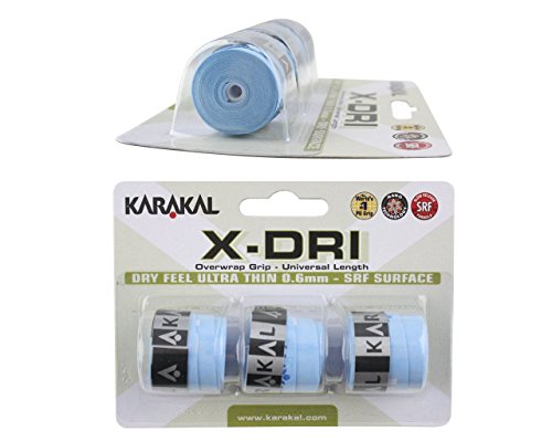 Karakal X-DRI Griffband für Tennis, Badminton, Squash Blau blau Karakal X-DRI Griffband für Tennis, Badminton, Squash Blau blau von Karakal