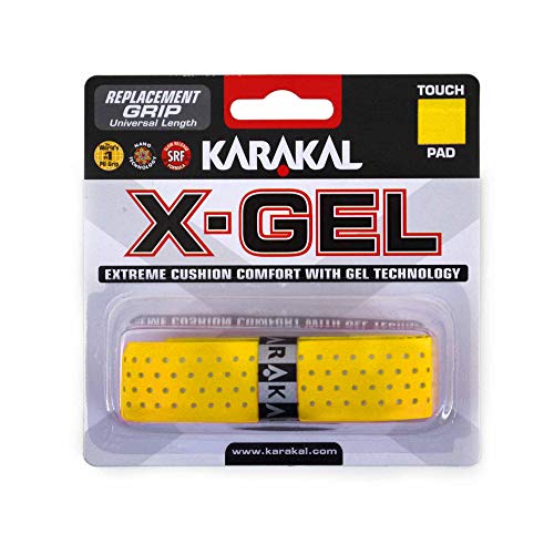 Karakal X-Gel Ersatzgriff, Farbe: Gelb Karakal X-Gel Ersatzgriff, Farbe: Gelb von Karakal