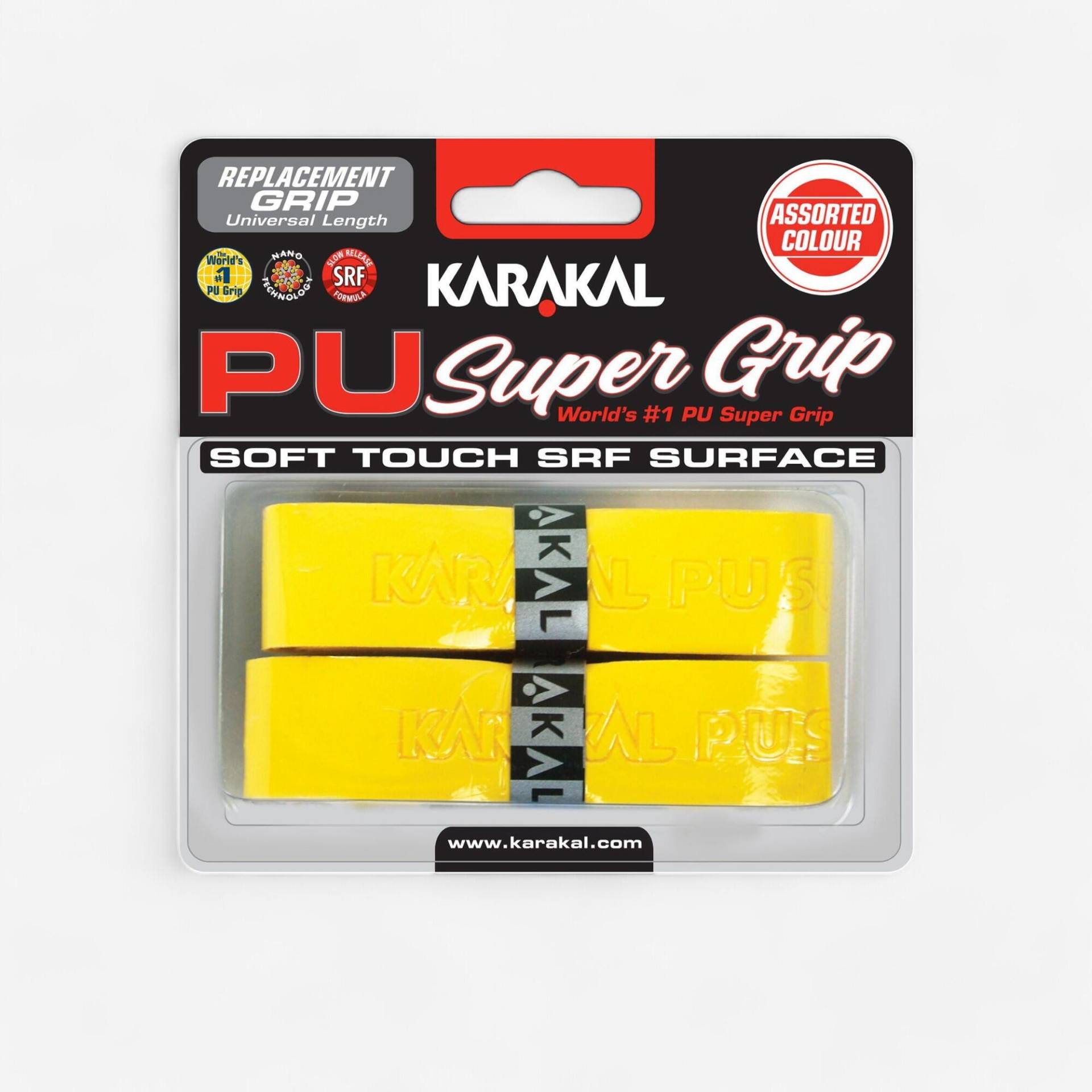 Squash Griffband Super Pu 2 St. gelb Squash Griffband Super Pu 2 St. gelb von Karakal