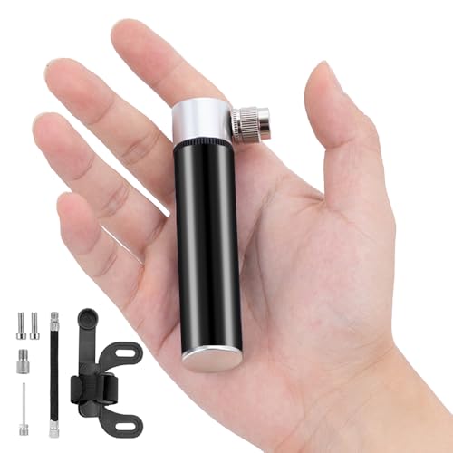 Kardne Tragbare Mini Fahrradpumpe, Aluminium Fahrrad Luftpumpe, einfach aufblasbar, Ball Basketball Pumpe, 120PSI Hochdruck Luftpumpe, Straßenpumpe für Rennrad, Mountainbikes und Ball Kardne Tragbare Mini Fahrradpumpe, Aluminium Fahrrad Luftpumpe, einfach aufblasbar, Ball Basketball Pumpe, 120PSI Hochdruck Luftpumpe, Straßenpumpe für Rennrad, Mountainbikes und Ball von Kardne