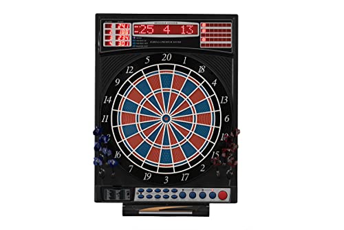 Dartautomat Karella Premium Silver, ausgereifte Darttechnik, elektronisches Dartboard für jedes Spiel Level von Karella