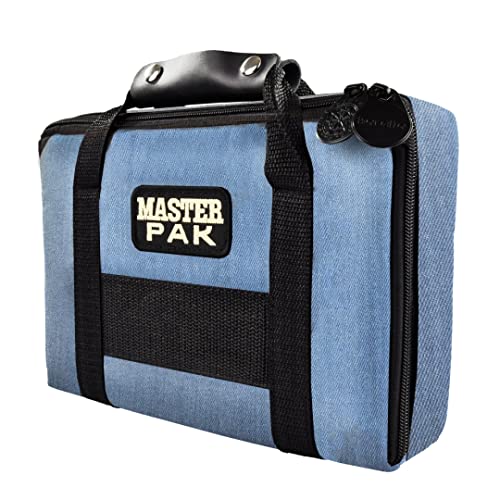 Karella Darttasche Master PAK, Jeans, perfekte Aufbewahrung für bis 3 Set Darts und viel Zubehör, Dartcase, Tasche für Darts Karella Darttasche Master PAK, Jeans, perfekte Aufbewahrung für bis 3 Set Darts und viel Zubehör, Dartcase, Tasche für Darts von Karella