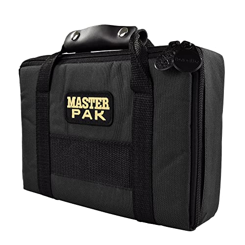 Karella Darttasche Master PAK, schwarz, perfekte Aufbewahrung für bis 3 Set Darts und viel Zubehör, Dartcase, Tasche für Darts Karella Darttasche Master PAK, schwarz, perfekte Aufbewahrung für bis 3 Set Darts und viel Zubehör, Dartcase, Tasche für Darts von Karella