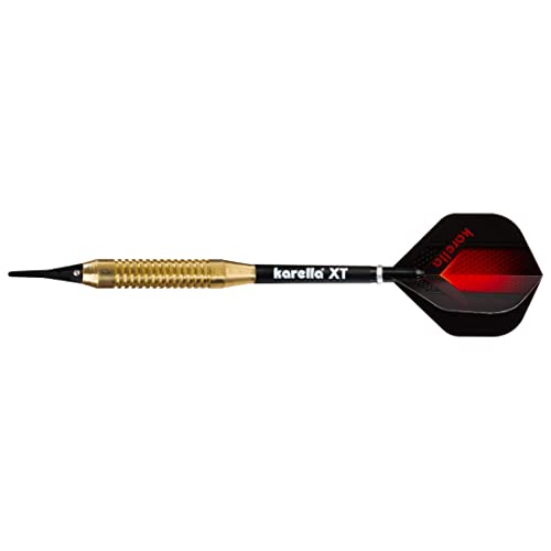 Karella Sofdart XT-1, 18 g, Barrellänge 50 mm, Darts für Einsteiger, Messing Karella Sofdart XT-1, 18 g, Barrellänge 50 mm, Darts für Einsteiger, Messing von Karella
