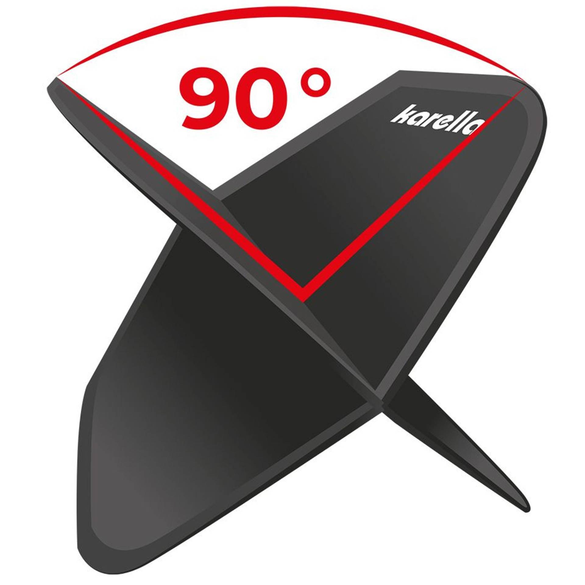 Ultimo Flight gelb starr, Flightdesign im 90° Winkel, 12er Set Ultimo Flight gelb starr, Flightdesign im 90° Winkel, 12er Set von Karella