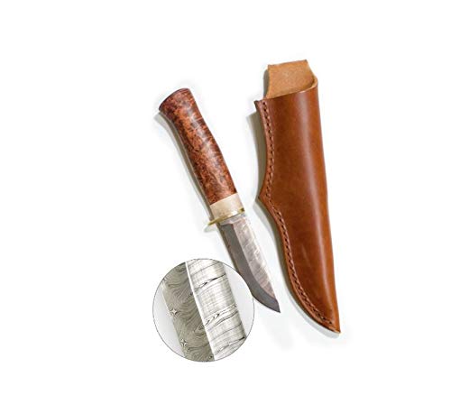 Karesuando Unisex – Erwachsene Hunter 8 Damast Taschenmesser, Braun, 30 Karesuando Unisex – Erwachsene Hunter 8 Damast Taschenmesser, Braun, 30 von Karesuando
