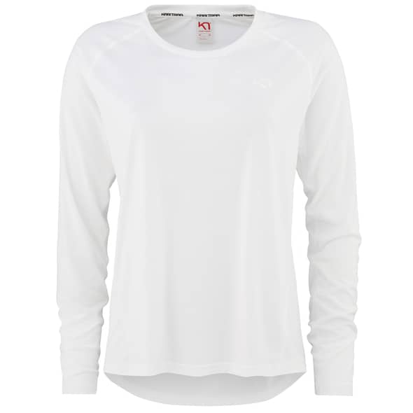 Kari Traa Emily Longsleeve Damen Laufshirt (Weiß M ) Laufbekleidung von Kari Traa