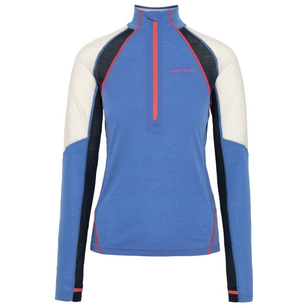 Kari Traa - Women's Alma Half Zip - Longsleeve Gr S blau Kari Traa - Women's Alma Half Zip - Longsleeve Gr S blau von Kari Traa