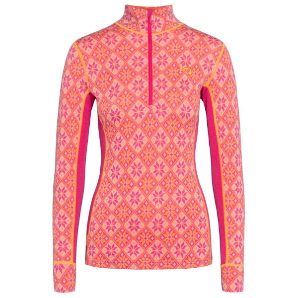 Kari Traa - Women's Rose Half-Zip - Merinounterwäsche Gr XXL rosa von Kari Traa