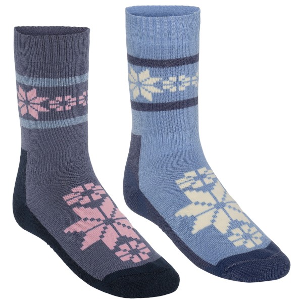 Kari Traa - Women's Rusa Sock 2-Pack - Wintersocken Gr 39-41 blau von Kari Traa