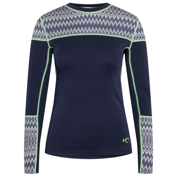 Kari Traa - Women's Sara L/S - Merinounterwäsche Gr L blau von Kari Traa