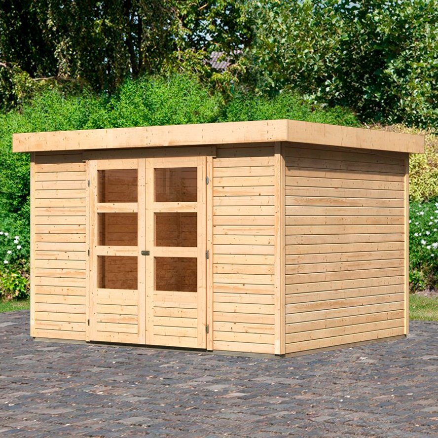 Karibu Gartenhaus "Arnis 5" anthrazit, BxT: 302x246 cm, aus hochwertiger nordischer Fichte Karibu Gartenhaus "Arnis 5" anthrazit, BxT: 302x246 cm, aus hochwertiger nordischer Fichte von Karibu