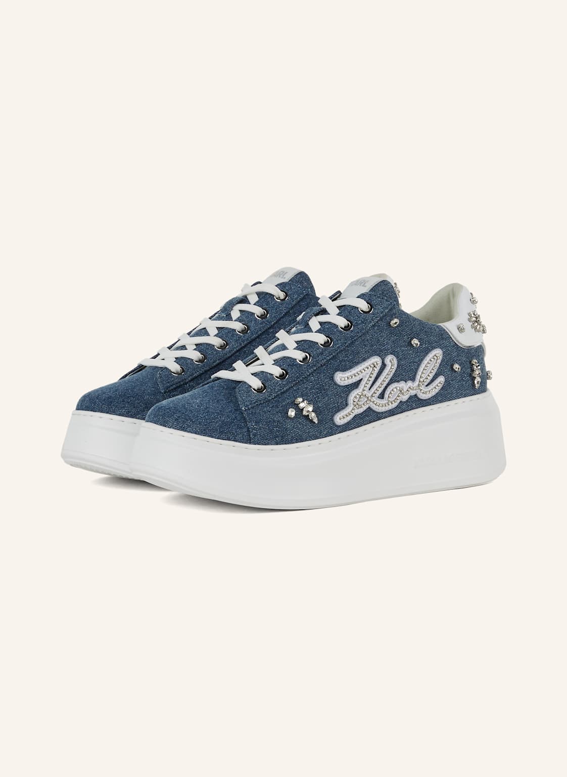 Karl Lagerfeld Sneaker blau Karl Lagerfeld Sneaker blau von Karl Lagerfeld