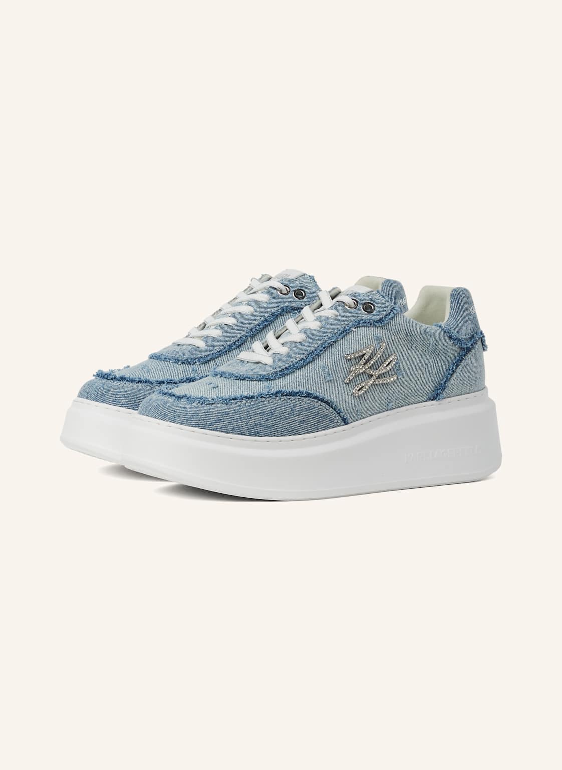 Karl Lagerfeld Sneaker blau Karl Lagerfeld Sneaker blau von Karl Lagerfeld