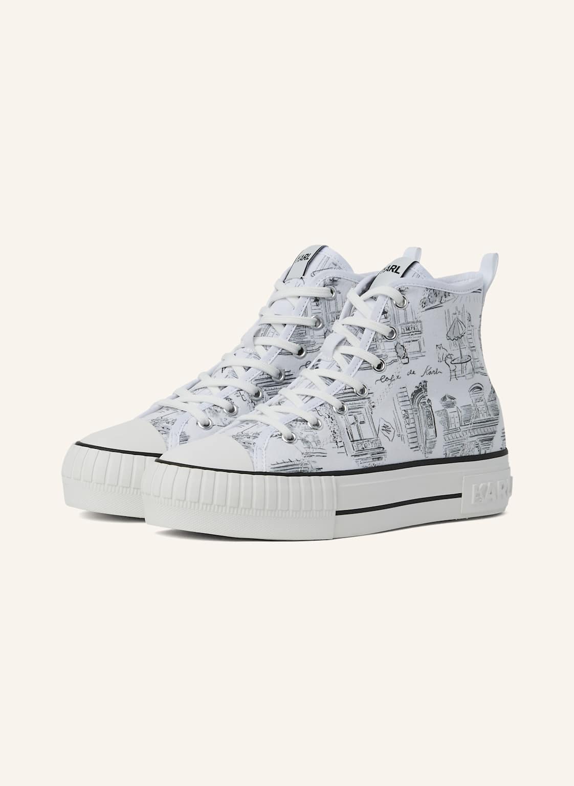 Karl Lagerfeld Sneaker weiss Karl Lagerfeld Sneaker weiss von Karl Lagerfeld