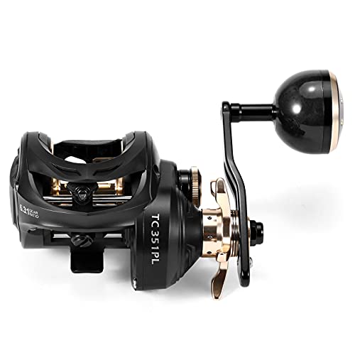 Karlak Kohlefaser-Baitcasting-Rolle 9 + 1BB Angelrolle High Speed 6,3:1 Übersetzungsverhältnis Magnetisches Bremssystem Baitcaster-Rolle für Rechtshänder Karlak Kohlefaser-Baitcasting-Rolle 9 + 1BB Angelrolle High Speed 6,3:1 Übersetzungsverhältnis Magnetisches Bremssystem Baitcaster-Rolle für Rechtshänder von Karlak