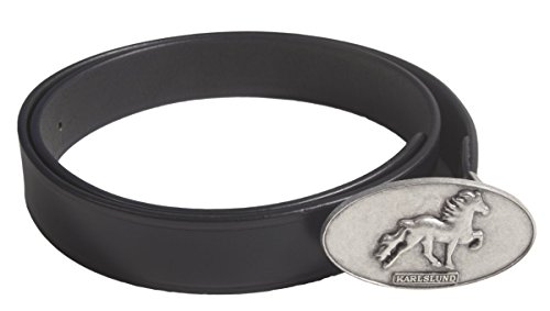 Karlslund Gürtel mit Islandpferd, schwarz, 95 cm. Karlslund Gürtel mit Islandpferd, schwarz, 95 cm. von Karlslund