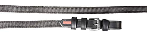 Karlslund Super Grip Zügel mit Schnallen, Ohne Stegen, Schwarz, Chrom Karlslund Super Grip Zügel mit Schnallen, Ohne Stegen, Schwarz, Chrom von Karlslund