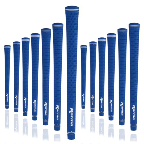 Karma Velour Blue Undersize Golf Grips, 13-teiliges Golfgriff-Set zum Nachreißen von Damen-Golfschlägern Karma Velour Blue Undersize Golf Grips, 13-teiliges Golfgriff-Set zum Nachreißen von Damen-Golfschlägern von Karma