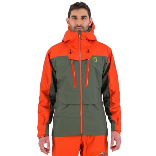 KARPOS 2511019-024 MIDI SHELL JKT Jacket Herren THYME/SPICY ORANGE Größe L von Karpos