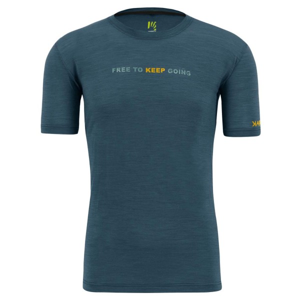 Karpos - Coppolo Merino T-Shirt - Merinoshirt Gr L blau von Karpos