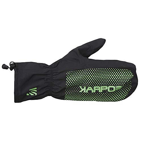 Karpos Lavaredo Rain Handschuhe, Black-Green Fluo, XL von Karpos
