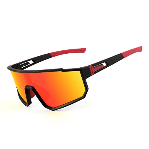 Karsaer Sportbrille Polarisiert Fahrradbrille Herren Damen Schnelle Brille Rave Sport Sonnenbrille mit UV400 für Rennrad Fahrrad Laufen MTB Biker Karsaer Sportbrille Polarisiert Fahrradbrille Herren Damen Schnelle Brille Rave Sport Sonnenbrille mit UV400 für Rennrad Fahrrad Laufen MTB Biker von Karsaer