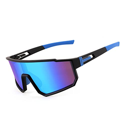 Karsaer Sportbrille Polarisiert Fahrradbrille Herren Damen Schnelle Brille Rave Sport Sonnenbrille mit UV400 für Rennrad Fahrrad Laufen MTB Biker Karsaer Sportbrille Polarisiert Fahrradbrille Herren Damen Schnelle Brille Rave Sport Sonnenbrille mit UV400 für Rennrad Fahrrad Laufen MTB Biker von Karsaer