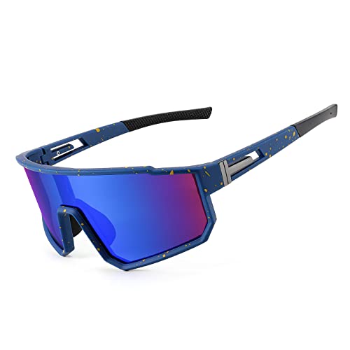 Karsaer Sportbrille Polarisiert Fahrradbrille Herren Damen Schnelle Brille Rave Sport Sonnenbrille mit UV400 für Rennrad Fahrrad Laufen MTB Biker Karsaer Sportbrille Polarisiert Fahrradbrille Herren Damen Schnelle Brille Rave Sport Sonnenbrille mit UV400 für Rennrad Fahrrad Laufen MTB Biker von Karsaer