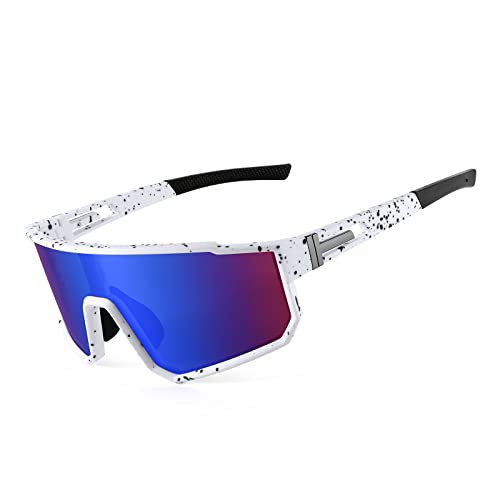 Karsaer Sportbrille Polarisiert Fahrradbrille Herren Damen Schnelle Brille Rave Sport Sonnenbrille mit UV400 für Rennrad Fahrrad Laufen MTB Biker Karsaer Sportbrille Polarisiert Fahrradbrille Herren Damen Schnelle Brille Rave Sport Sonnenbrille mit UV400 für Rennrad Fahrrad Laufen MTB Biker von Karsaer