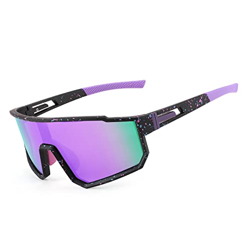 Karsaer Sportbrille Polarisiert Fahrradbrille Herren Damen Schnelle Brille Rave Sport Sonnenbrille mit UV400 für Rennrad Fahrrad Laufen MTB Biker Karsaer Sportbrille Polarisiert Fahrradbrille Herren Damen Schnelle Brille Rave Sport Sonnenbrille mit UV400 für Rennrad Fahrrad Laufen MTB Biker von Karsaer