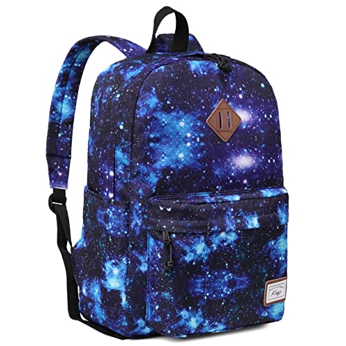 Kasgo Schulrucksack, Klassisches Leichtgewicht Wasserdicht Rucksack Herren Damen Jungen Mädchen Teenager Hochschule Schultasche Casual Daypack für Reise Arbeit Blauer Sternenhimmel Kasgo Schulrucksack, Klassisches Leichtgewicht Wasserdicht Rucksack Herren Damen Jungen Mädchen Teenager Hochschule Schultasche Casual Daypack für Reise Arbeit Blauer Sternenhimmel von Kasgo