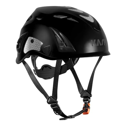 KASK Schutzhelm Superplasma HI VIZ - Arbeitsschutzhelm, Drehrad, Reflexstreifen, EN 397, Farbe:schwarz KASK Schutzhelm Superplasma HI VIZ - Arbeitsschutzhelm, Drehrad, Reflexstreifen, EN 397, Farbe:schwarz von Kask