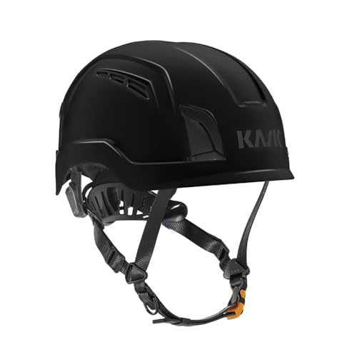 KASK Schutzhelm Zenith X Air, Bauhelm, Kletterhelm, Arbeitshelm, Drehrad Gr. 52-63 cm, Belüftungsystem, Farbe:schwarz von Kask