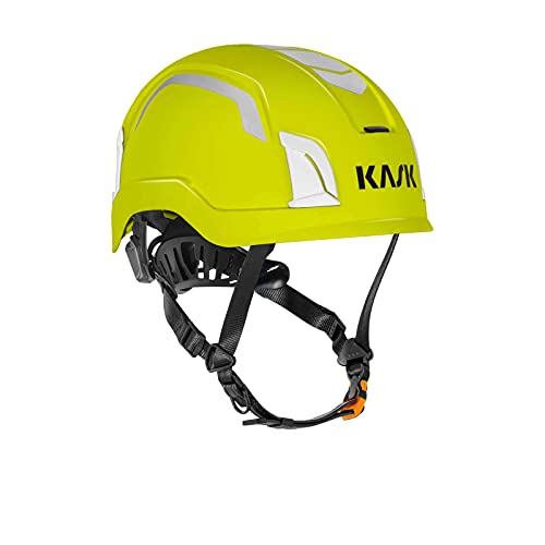 KASK Schutzhelm Zenith X Hi-Viz, fluoreszierender Bauhelm, Kletterhelm, Arbeitshelm, Drehrad, EN397, EN50365, EN12492, Farbe:gelb Fluo KASK Schutzhelm Zenith X Hi-Viz, fluoreszierender Bauhelm, Kletterhelm, Arbeitshelm, Drehrad, EN397, EN50365, EN12492, Farbe:gelb Fluo von Kask