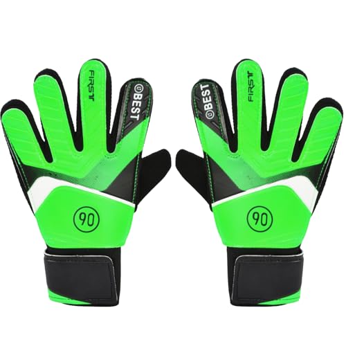 Kaslaider Fußball Torwarthandschuhe für Kinder & Jugendliche,Trainingshandschuhe mit Klettverschluss, Fußball Handschuhe mit Super Grip Handflächen, Doppeltem Schutz, Tragbarkeit Kaslaider Fußball Torwarthandschuhe für Kinder & Jugendliche,Trainingshandschuhe mit Klettverschluss, Fußball Handschuhe mit Super Grip Handflächen, Doppeltem Schutz, Tragbarkeit von Kaslaider