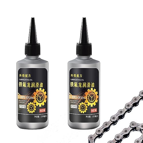 Kasmole 2 Stück Kettenöl Fahrrad - Tropfflasche100 Ml Flasche - Fahrradkettenöl - Premium Fahrrad Kettenöl Für Weniger Reibung & Verschleiß I Kettenöl Für Alle Fahrräder Kasmole 2 Stück Kettenöl Fahrrad - Tropfflasche100 Ml Flasche - Fahrradkettenöl - Premium Fahrrad Kettenöl Für Weniger Reibung & Verschleiß I Kettenöl Für Alle Fahrräder von Kasmole