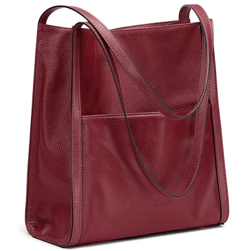 Kattee Damen Tragetaschen Echtes Leder Tote Handtaschen Weich Geldbörsen Umhängetaschen Reiseeinkäufe Täglich Mittlere Größe Kattee Damen Tragetaschen Echtes Leder Tote Handtaschen Weich Geldbörsen Umhängetaschen Reiseeinkäufe Täglich Mittlere Größe von Kattee