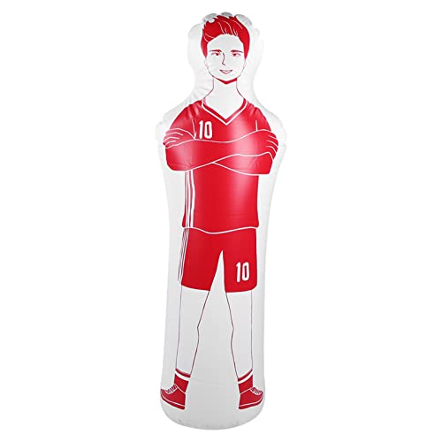 Aufblasbarer Fußball-Trainings-Dummy Tumbler 0,35 M PVC-Boxsack für Fußball- 40 X 160 cm (Rot) von Kavolet