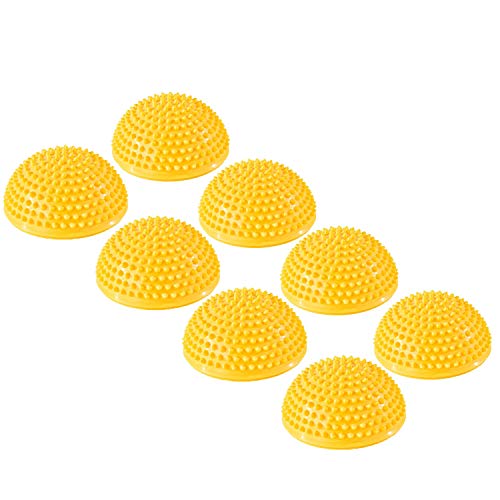 KAWANYO – Balance Igel 8er Set fördert Balance, motorische Fähigkeiten & Körperbewusstsein – Igelball Halbkugeln mit Noppen für einen angenehmen Massageeffekt an den Füßen (Gelb | Ø 16 cm) KAWANYO – Balance Igel 8er Set fördert Balance, motorische Fähigkeiten & Körperbewusstsein – Igelball Halbkugeln mit Noppen für einen angenehmen Massageeffekt an den Füßen (Gelb | Ø 16 cm) von Kawanyo