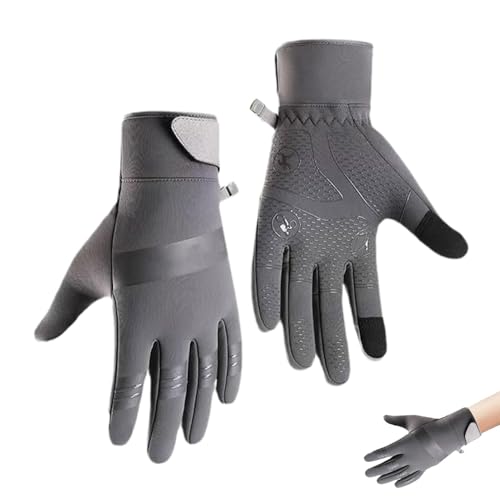 Winterhandschuhe, Skihandschuhe, wasserdichte Handschuhe Für Kaltes Wetter, Warme Touchscreen Fahrradhandschuhe Für Herren Damen Winter von Kaxenig