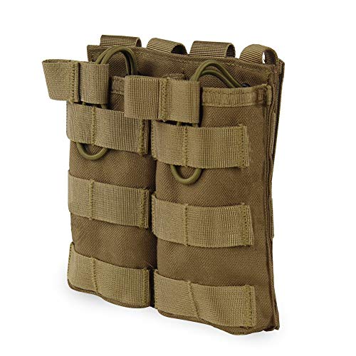 Kayheng Taktische Molle Weste Magazintasche, Oben-offen Mag Halter 1000D Nylon Magazinbeutel für M4 M16 AR-15 Magazin von Kayheng