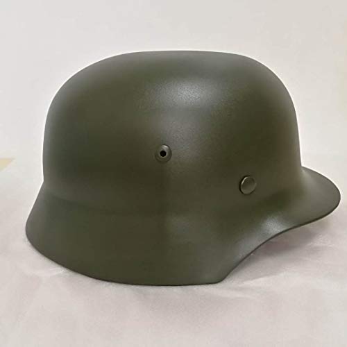 Koyheng WW2 Helm. Weltkrieg Deutscher Elite Wh Army M35 M1935 Stahlhelm Zweiter Weltkrieg Schutzhelm mit Lederfutter Stahlhelm von Koyheng