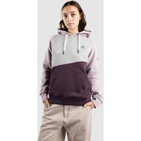 Kazane Gudrin Hoodie sea fog lt hthr gr plum von Kazane