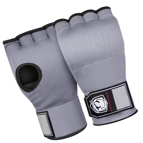 Halbfinger-Boxhandschuhe – stoßdämpfende Halbfinger-Fäustlinge | Tragbare schützende Handbandagen, stilvolle Boxhandschuhe für Training, Handgelenkschutz von Kbnuetyg