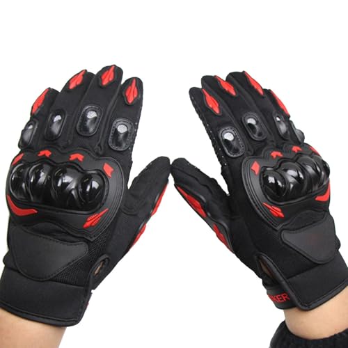 Kbnuetyg Motorradhandschuhe,Herren-Motorradhandschuhe | Hartschalen-Vollfinger-Fahrradhandschuhe - Fahrradhandschuhe Vollfinger-Motorrad-Rennhandschuhe zum Reiten von Kbnuetyg